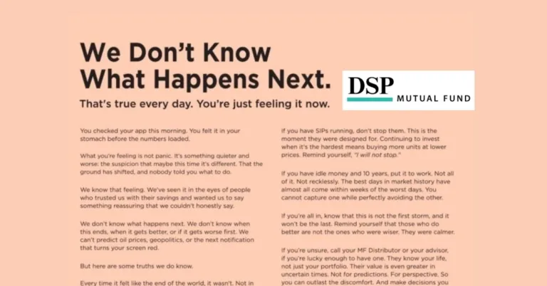 DSP Mutual Fund ad with education in Marathi (1)