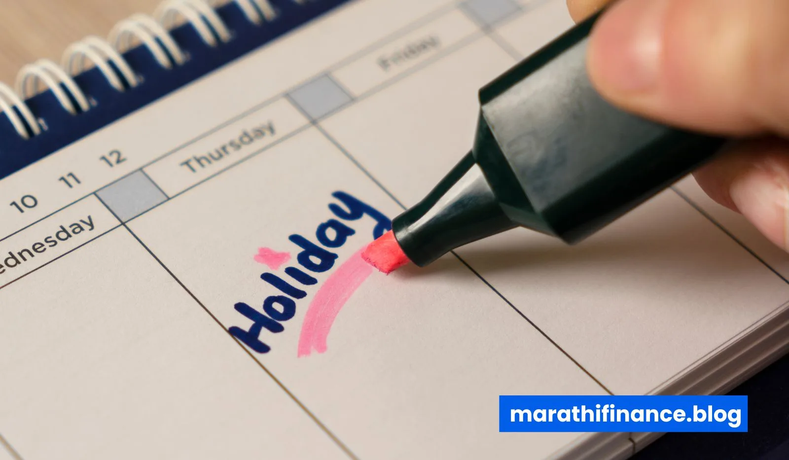 Stock Market Holiday in Marathi