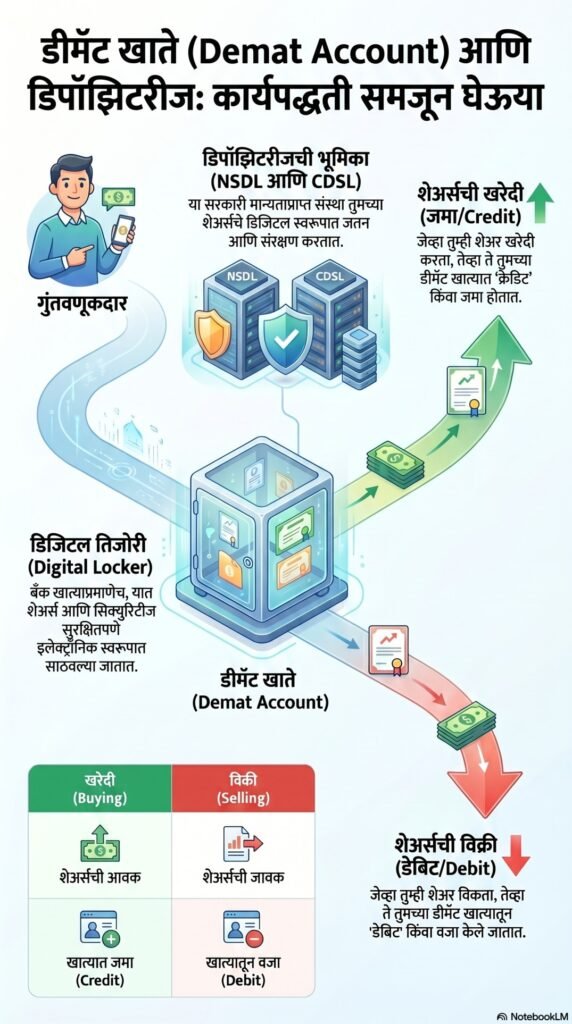 Demat Account process in marathi
