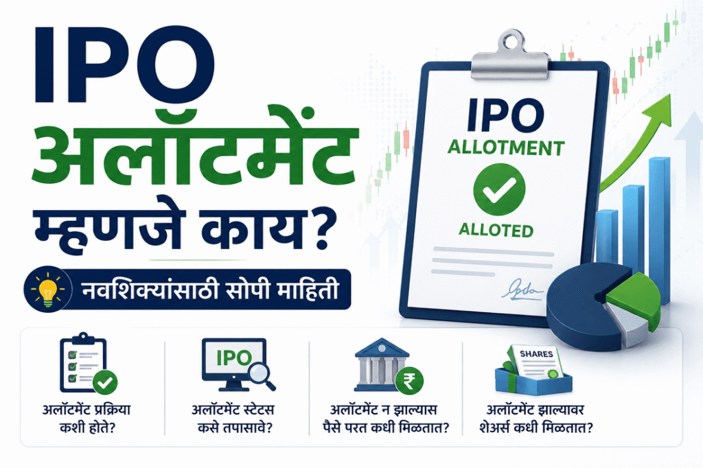 IPO allotment in Marathi