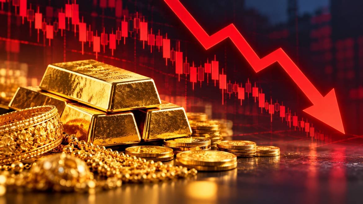 gold price crash news in marathi
