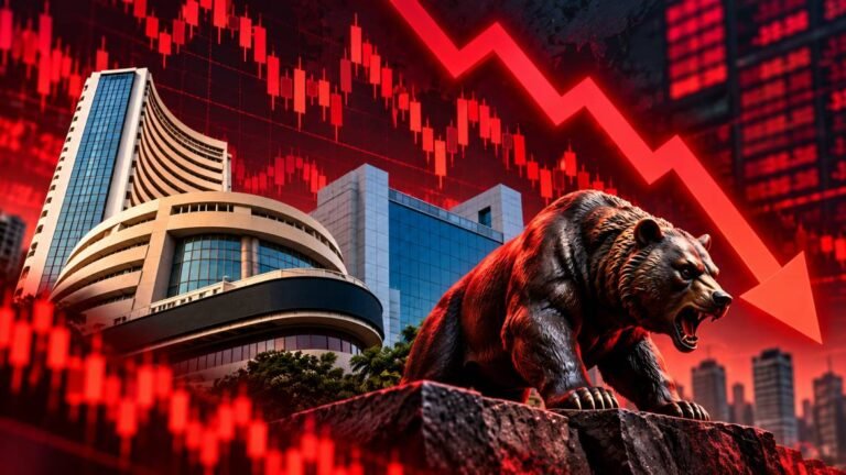 sensex nifty crash news in marathi